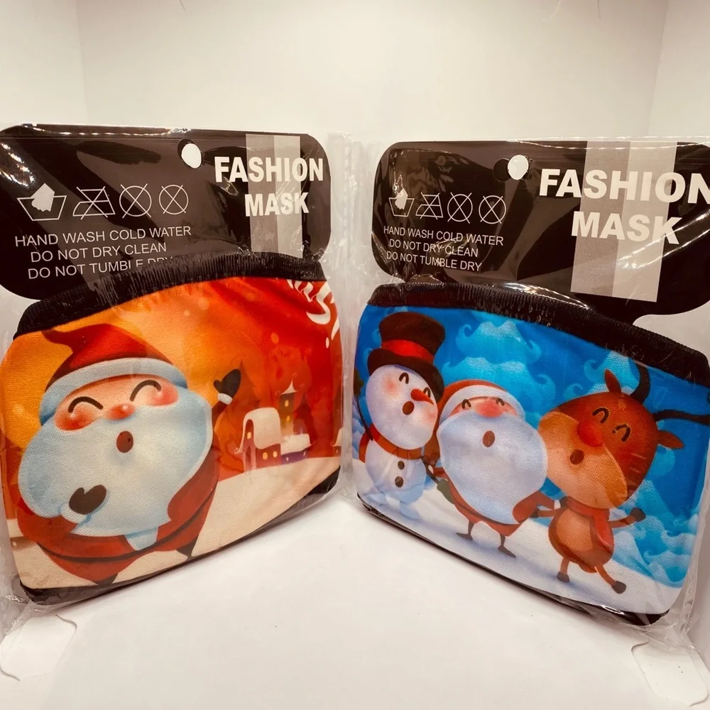 Face Masks Christmas Santa and Snowmen!